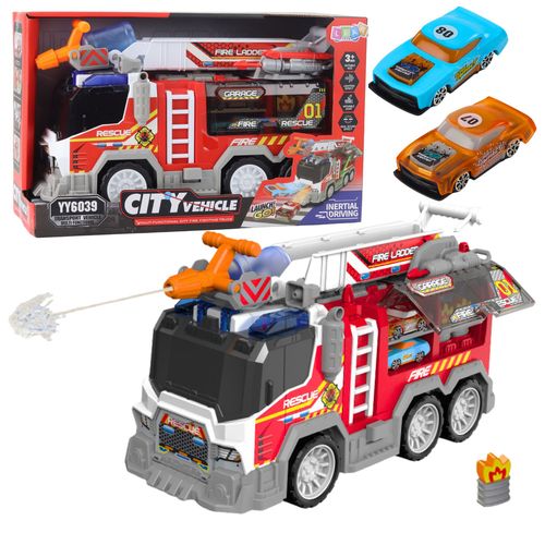 INTERAKTYWNY ZABAWKOWY SAMOCHOD STRAZ ELEMENTAMI ŚWIATEŁ na Arena.pl