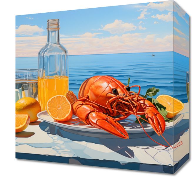 Obraz 30x30cm Homary Nie Do Pary zdjęcie 1