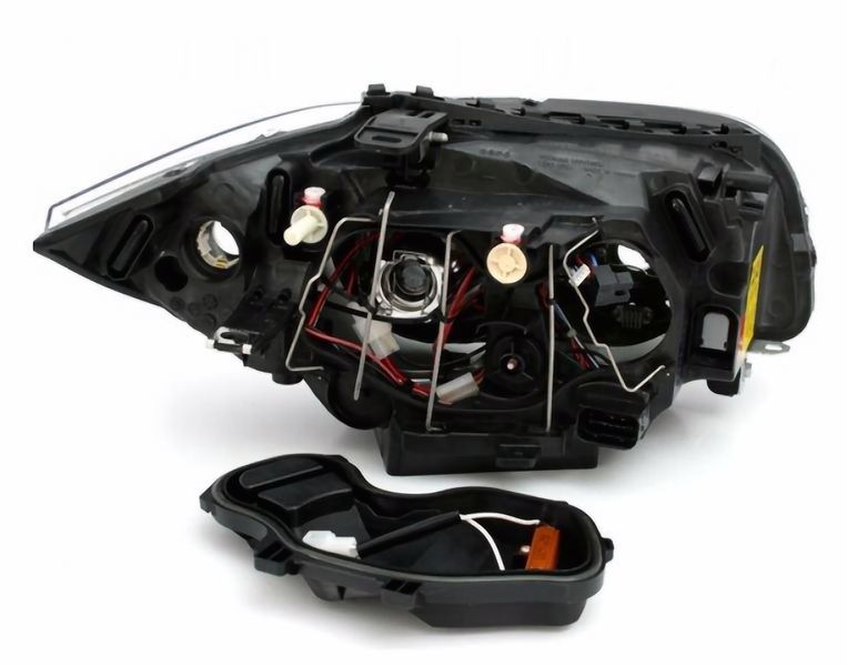 LAMPY Reflektory BMW E87 E81 2004-2011 BIAŁE RINGI LED DEPO zdjęcie 6