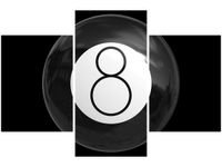 90X60CM OBRAZ CZARNA BILA