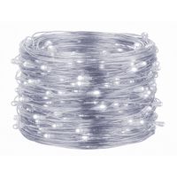 Lampki choinkowe 10 led na baterie druciki mikro biały zimny