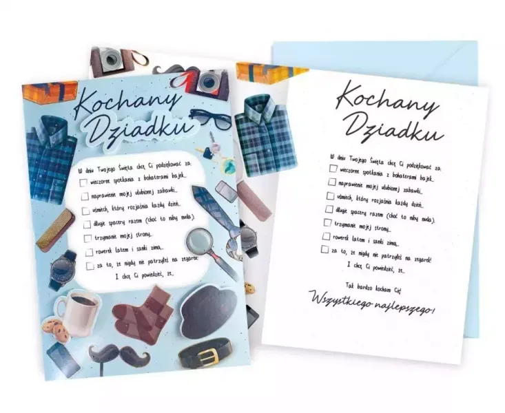 Karnet B6 Dziadek zdjęcie 1