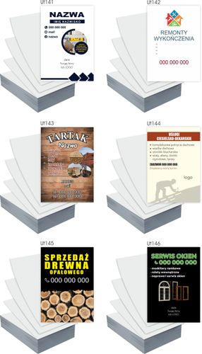 Ulotki A6 1000 szt firmowe + PROJEKT GRATIS USŁUGI KOPARKO ŁADOWARKĄ na Arena.pl