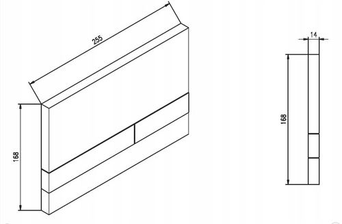 Przycisk spłukujący Jomo EXCLUSIVE 2.0 CZARNY MAT na Arena.pl