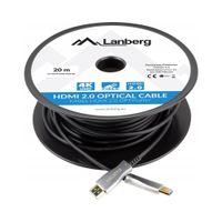 LANBERG KABEL HDMI M/M V2.0 20M OPTYCZNY AOC CA-HDMI-20FB-0200-BK