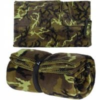 2X Koc polarowy z pokrowcem 200x150cm MFH Fleece Blanket M95 CZ Moro Camo
