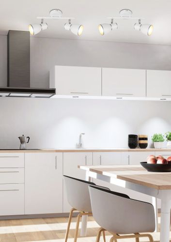 Fido listwa 2x40W E14 biały+chrom na Arena.pl