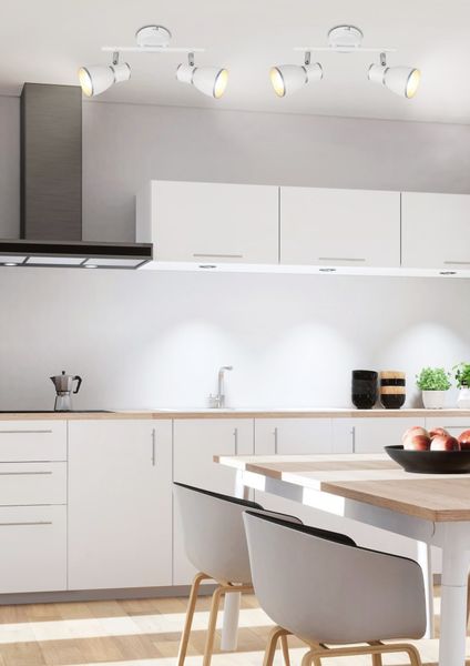 Fido listwa 2x40W E14 biały+chrom zdjęcie 2