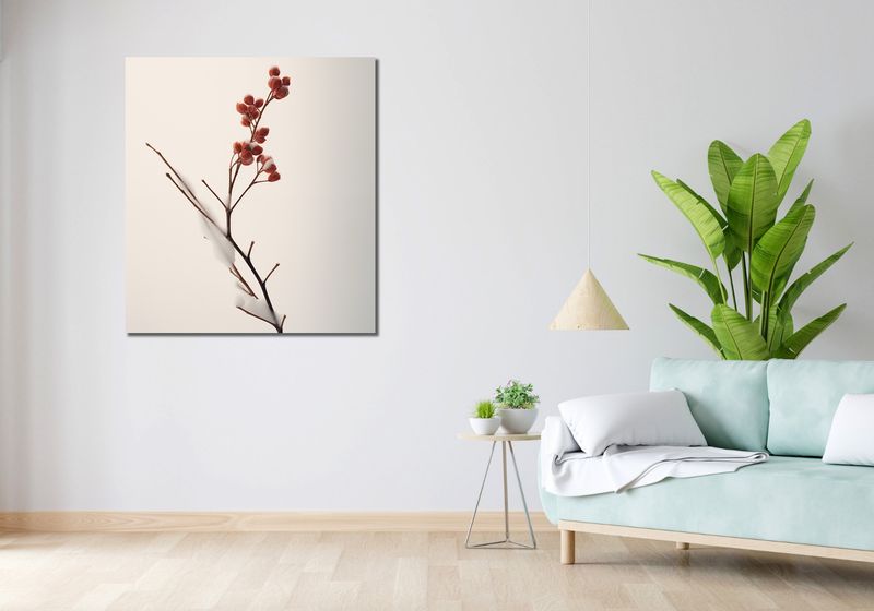 Obraz 90x100cm Subtelna Siła Zimy zdjęcie 2