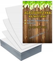 Ulotki A5 1000 szt firmowe reklamowe AGROTURYSTYKA + PROJEKT GRATIS