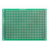 Płytka 5X7 prototypowa uniwersalna dwustronna zielona