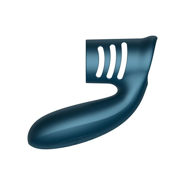 Wibrator-Silicone Ring Blue USB 7 Function zdjęcie 4