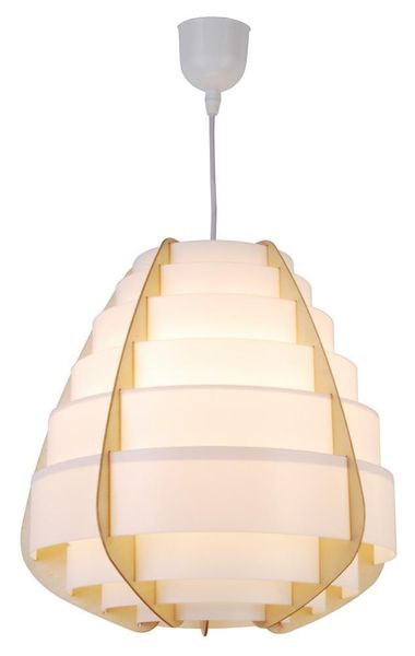 Nagoja lampa wisząca 1x40W E27 beżowy zdjęcie 1