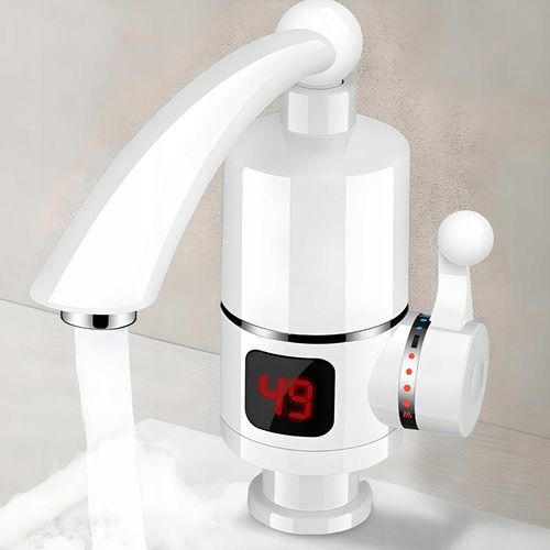 PODGRZEWACZ DO WODY ELEKTRYCZNY PRZEPŁYWOWY STOPNI WYŚWIETLACZ LCD 3000W na Arena.pl