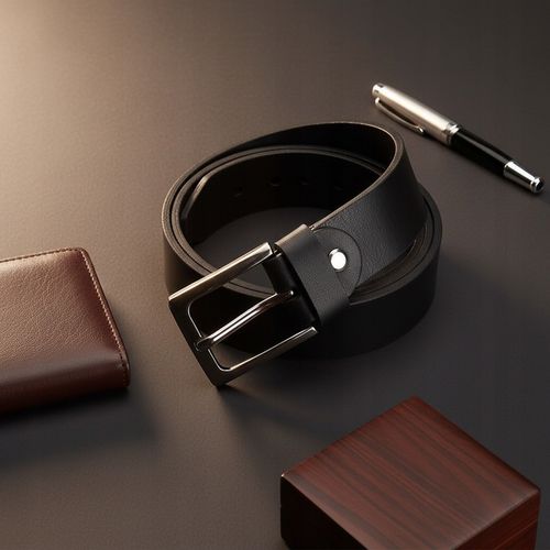 PASEK Męski Skórzany do SPODNI DŁUGI 135cm Czarny Skóra Naturalna na Arena.pl