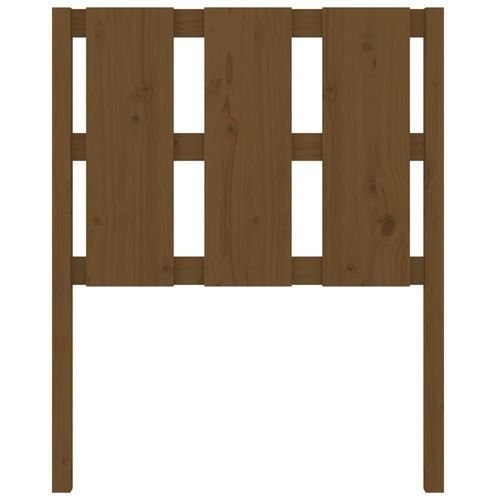 Wezgłowie łóżka, miodowy brąz, 80,5x4x100, lite drewno sosnowe na Arena.pl