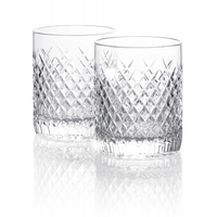 AmberGlass Szlif nr.2 Ekskluzywne kryształowe szklanki do whisky 2szt.