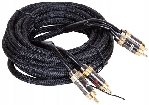 KICX RCA 05 KABEL Przewód AUDIO Stereo 2x RCA Cinch 3x EKRAN OFC 5m REMOTE na Arena.pl