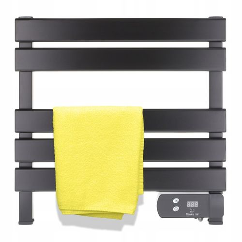 MAŁY GRZEJNIK ŁAZIENKOWY ELEKTRYCZNY drabinka suszarka timer CZARNY 150W na Arena.pl