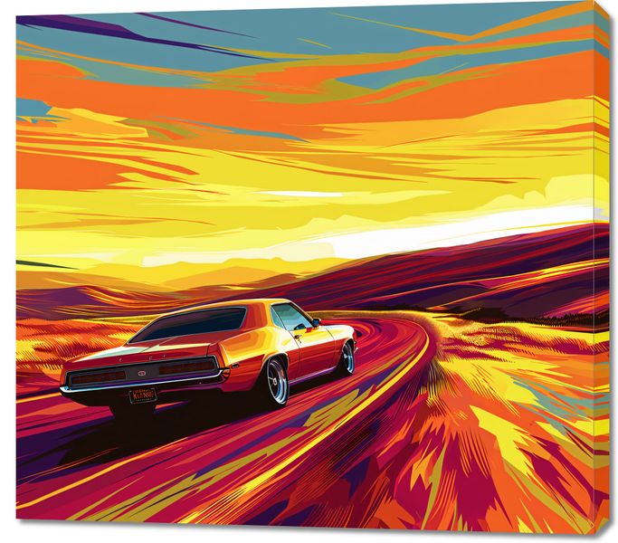 Obraz 100x90cm Pędź Przed Siebie zdjęcie 1