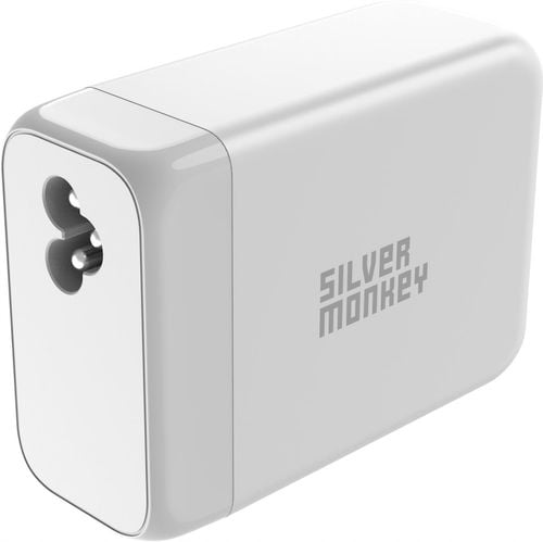 Ładowarka GaN 200W USB-C PD + USB 3.0 QC W SMA156 SILVER MONKEY na Arena.pl
