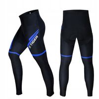 SPODNIE LEGGINSY NA ROWER MĘSKIE DŁUGIE KOLARSKIE
