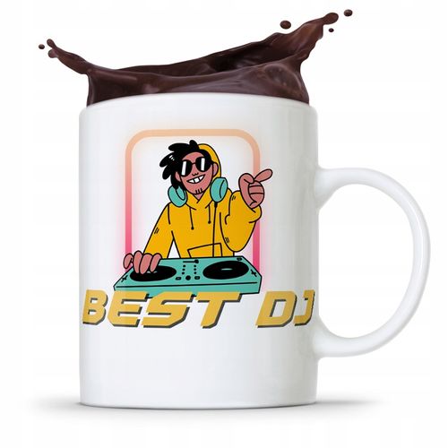 Dla Dja Muzyka Kubek Best Dj Prezent Z Nadrukiem Ze Zdjęciem na Arena.pl