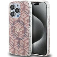Guess GUHMP15XHGCUSTGP iPhone 15 Pro Max 6.7" różowy/pink hardcase IML