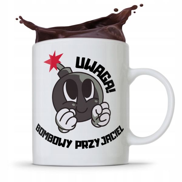 Kubek Prezent Dla Przyjaciela Bombowy Przyjaciel Z Nadrukiem Ze Zdjęciem zdjęcie 1