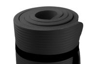 Mata do ćwiczeń rehabilitacji NRB czarna 1,5cm PESPORT ELC15