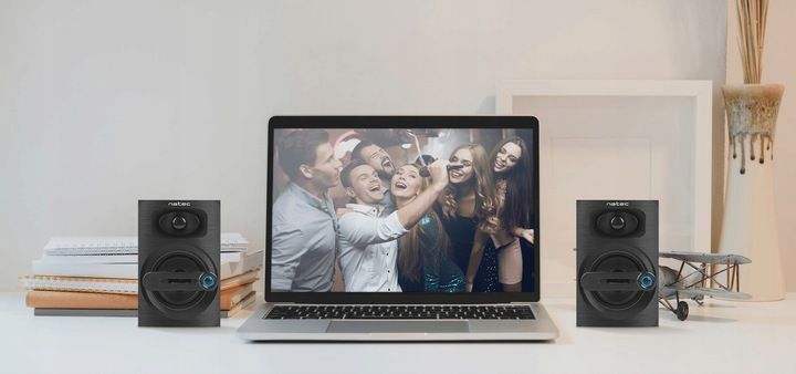 Głośniki komputerowe 2.0 Natec Cougar 6W RMS zdjęcie 6