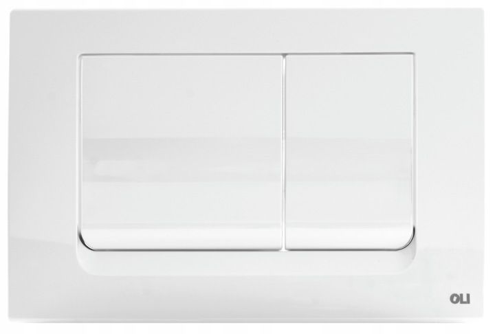 Przycisk spłukujący SLIM BIAŁY do wc KOŁO SLIM zdjęcie 1