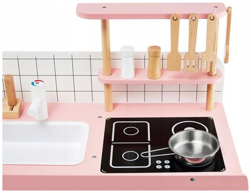 Kuchnia dziecięca ORYGINALNA Mamabrum Kuchnia RETRO + FARTUSZEK I AKCESORIA na Arena.pl
