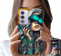 ETUI DO OPPO A80 5G - ANTI SOCIAL, BUTTERFLY, MOTYLEK, KOBIECE
