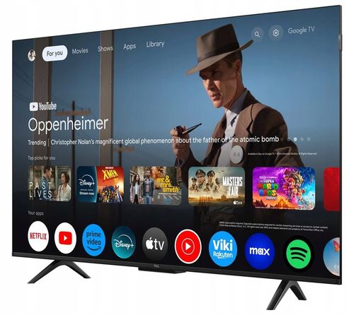 Telewizor TCL 50P7K QLED, Google TV Dolby Vision Dolby Atmos na Arena.pl