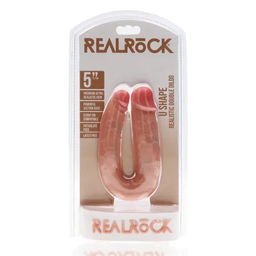 realrock model podwojny 12,7 cm - anatomiczna forma, miękki materiał na Arena.pl