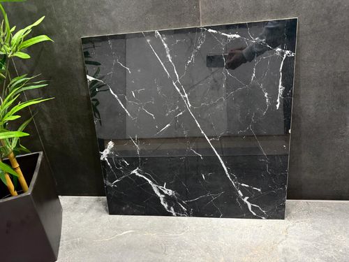 CZARNE płytki polerowane 60x60 SREBRNA ŻYŁKA Wysoki Połysk WYPRZEDAŻ!!! na Arena.pl