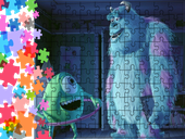 Puzzle tradycyjne Potwory i Spółka