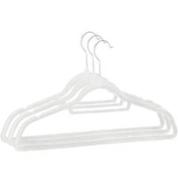 Wieszaki welurowe na ubrania 3 szt. zestaw premium biały