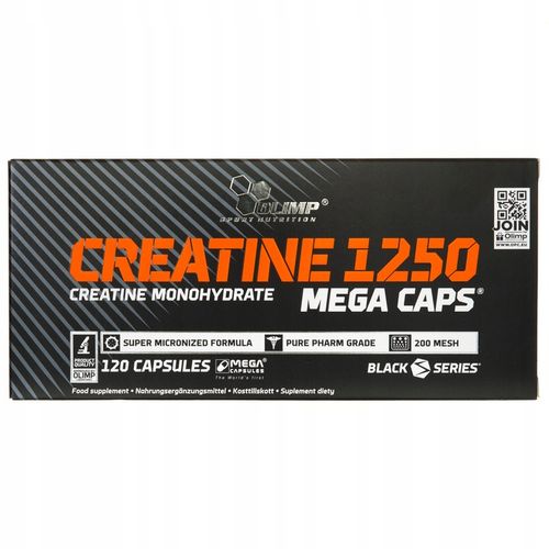 3x Olimp Creatine 1250 Monohydrat Kreatyny 120kaps na Arena.pl