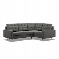 NAROŻNIK ELMA XL DUŻY Rogówka KANAPA Rozkładana BONEL CIEMNY SZARY