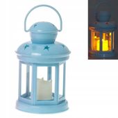Lampion adwentowy Latarenka na roraty dla dzieci na roraty duży niebieski