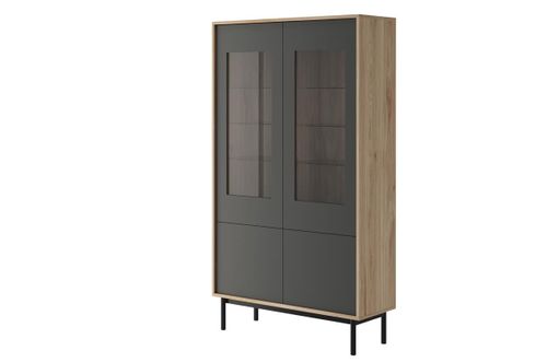 Duża witryna BASIC BWT104 grafit/Jackson Hickory na Arena.pl