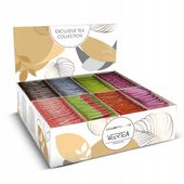 VEERTEA ZESTAW herbat 8 smaków 200 kopert elegancki jasny