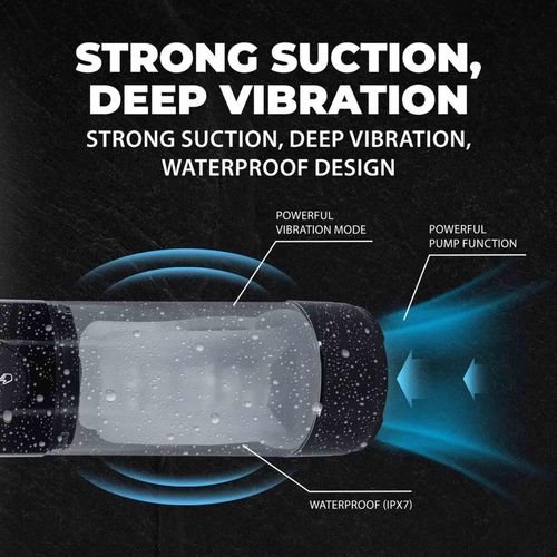 Technothrust - Automatic Waterproof Masturbator Pump - Black na Arena.pl
