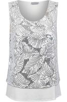 C&A Biała Bluzka, Cekiny - 46 / 3XL