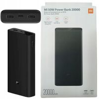 POWERBANK Xiaomi 20000mAh USB-C 50W czarny FAST CHARGE