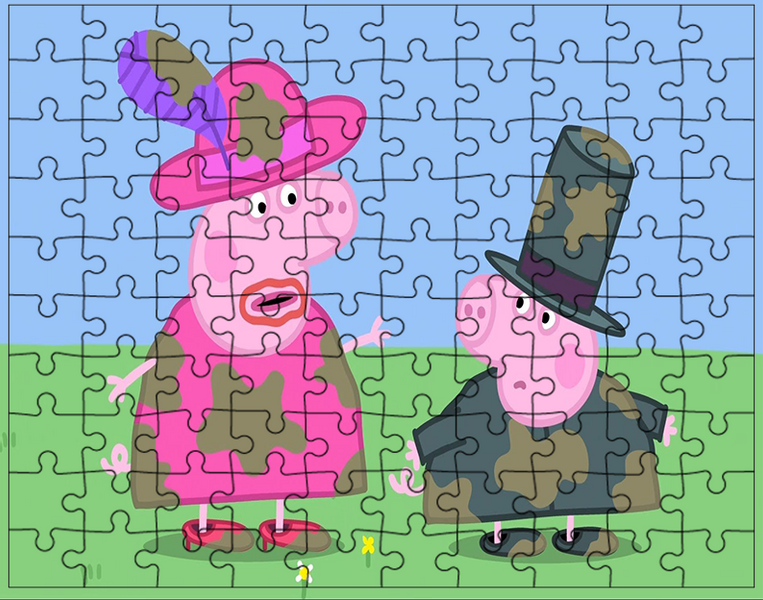 Puzzle Świnka Peppa zdjęcie 1