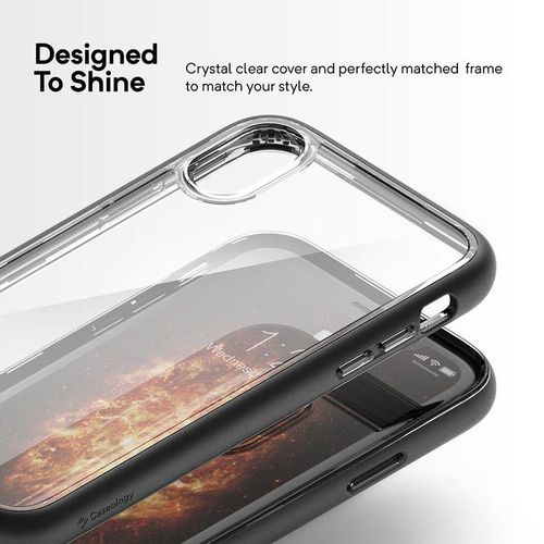 Caseology Skyfall - Etui do iPhone XR (czarne) na Arena.pl
