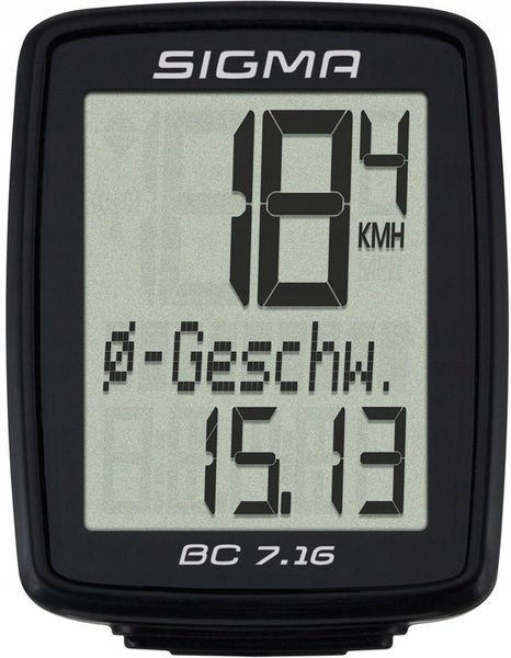 LICZNIK ROWEROWY PRZEWODOWY SIGMA BC 7.16 zdjęcie 3